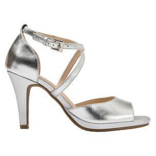 Sandalia Mujer Bruno Rossi Plata