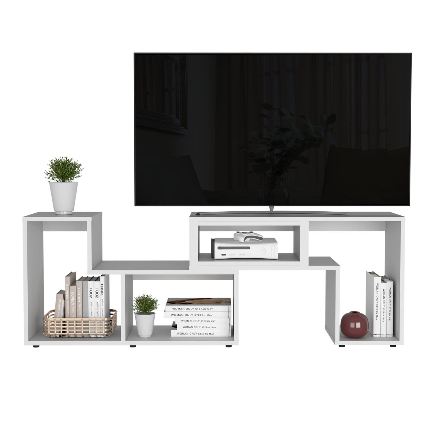 Rack Tv 50" Extensible 120/160 Cm image number 2.0
