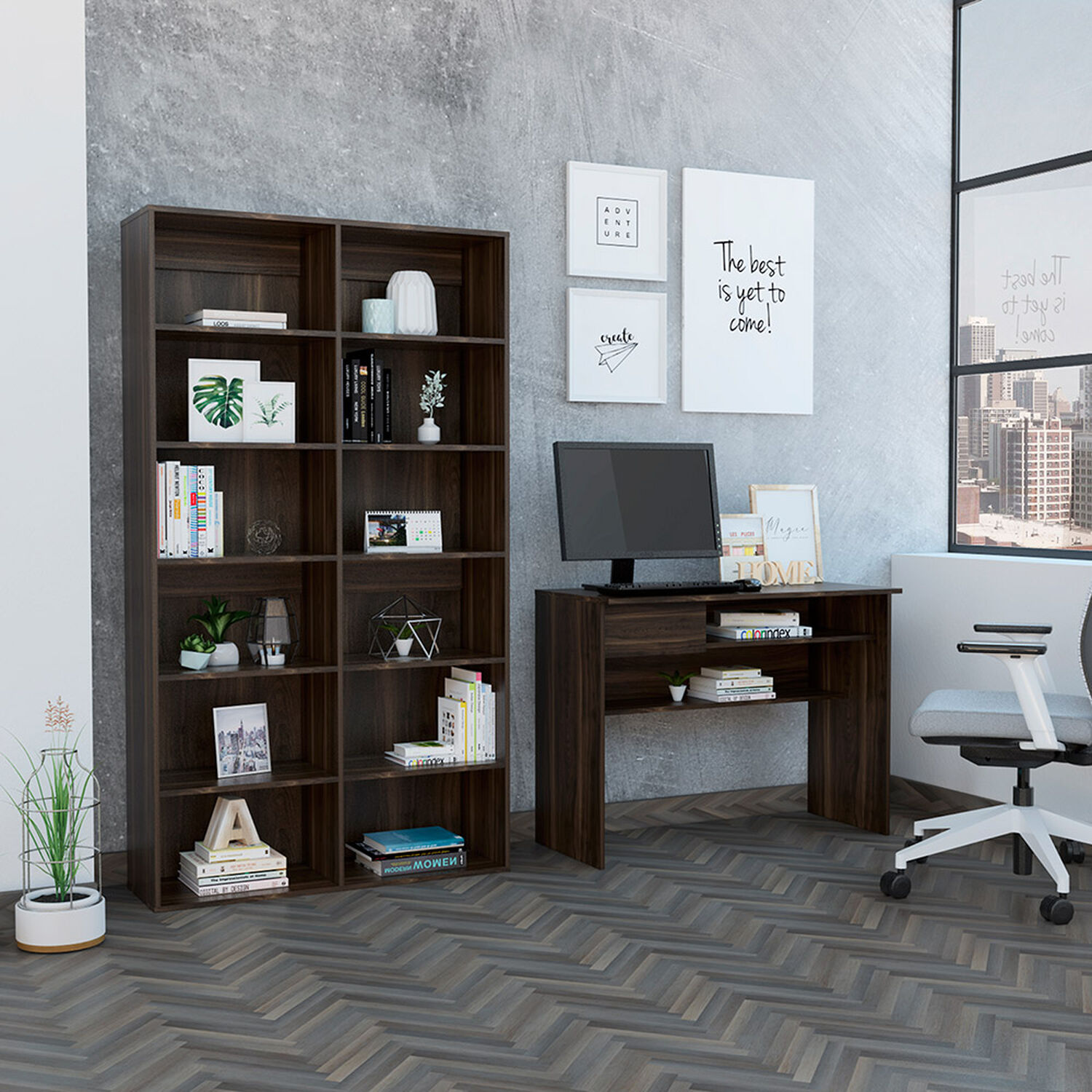 Combo Escritorio Casaideal Office + Biblioteca Casaideal Office image number 3.0