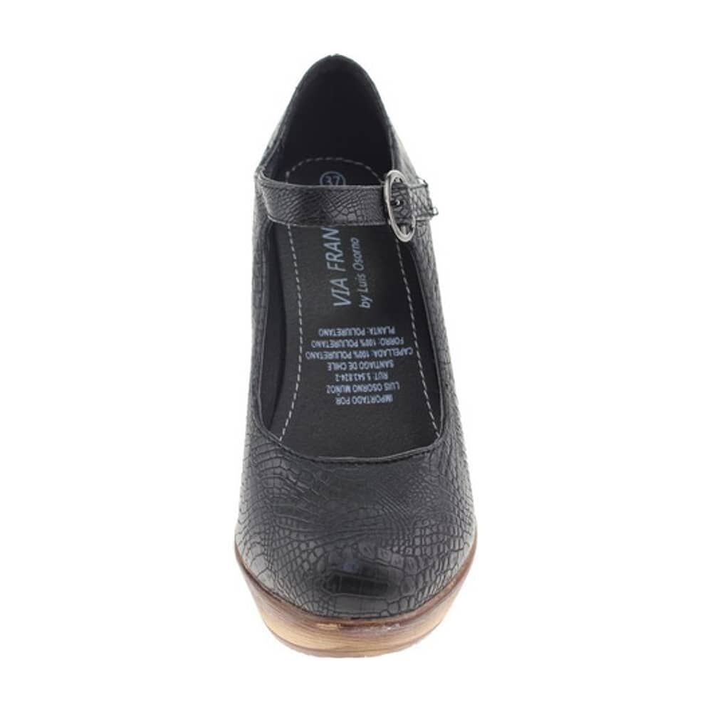 Zapato Mujer, Taco Alto, Art. Cm138904 / Via Franca image number 2.0