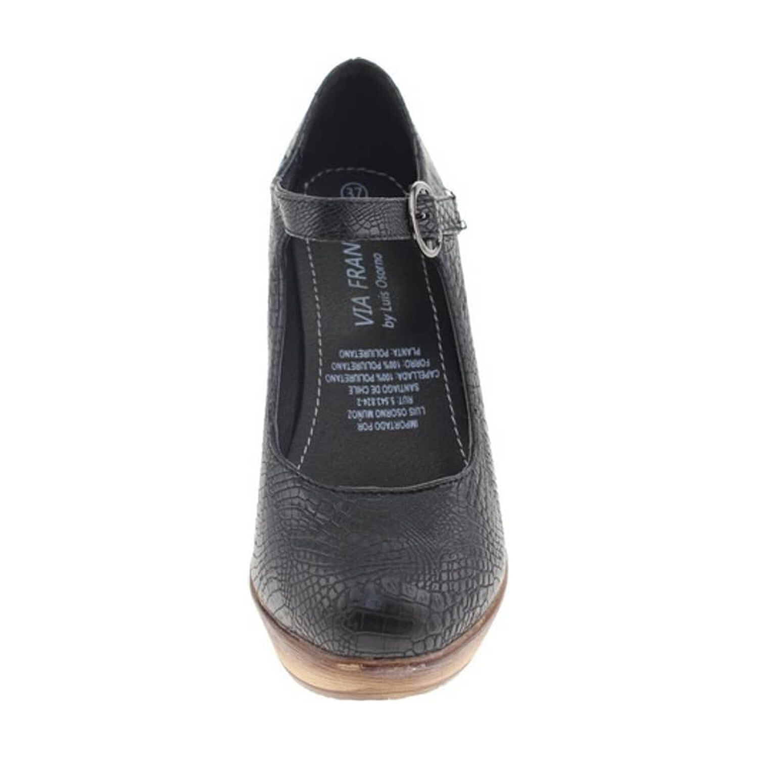 Zapato Mujer, Taco Alto, Art. Cm138904 / Via Franca image number 2.0