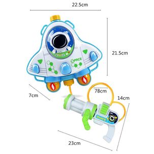 Mochila Lanza Agua Con Pistola De Bombeo Juguete Para Ni&ntilde;os