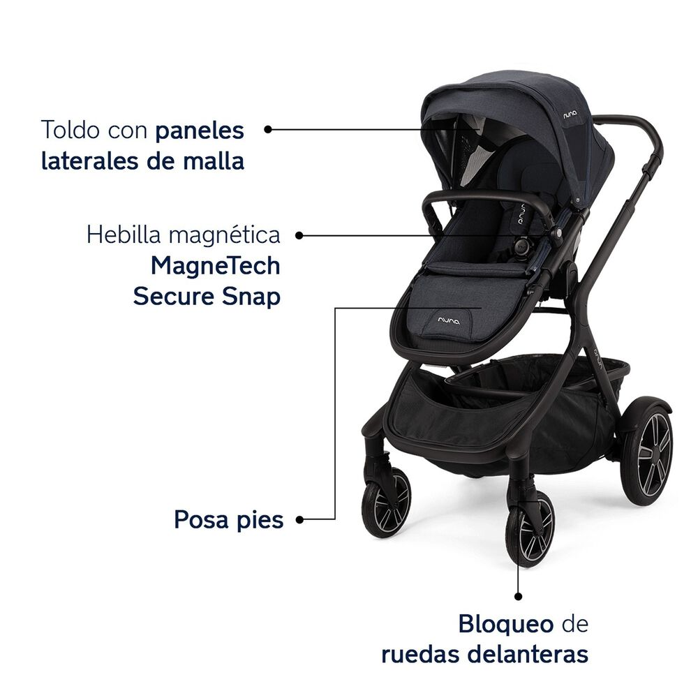 Coche De Paseo Demi Grow Ocean Nuna image number 4.0