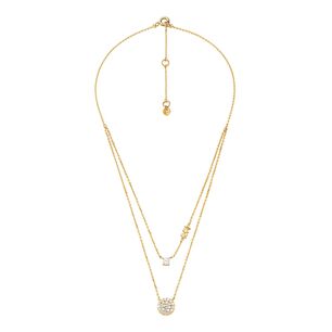 Collar Doble Michael Kors Dorado Mujer