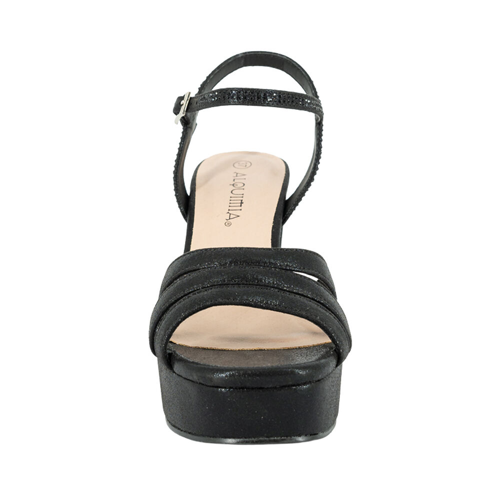 Sandalia Plataforma Isla Negro Alquimia image number 2.0
