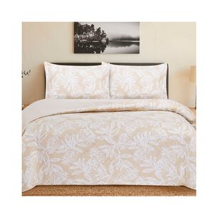Quilt Andes Printed Rayas Beige 2 Plazas
