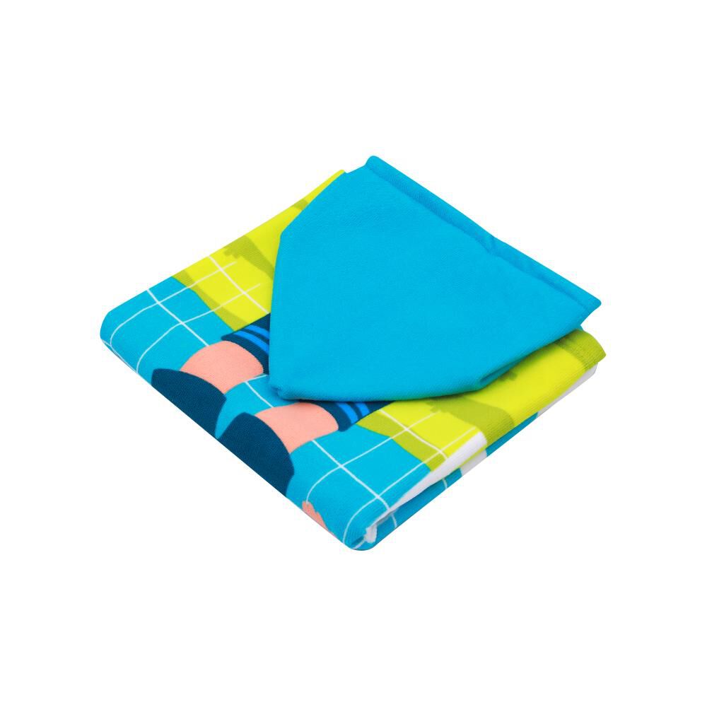 Toalla Playa Capucha Casaideal Kids Player / 60 X 120 Cm image number 6.0