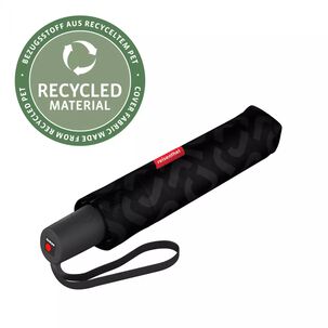 Paraguas Knirps+reisenthel Pocket Duomatic - Signature Black Hot Print