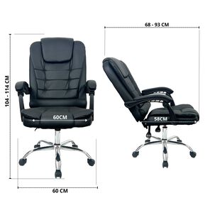 Sillón Gerencial Praga Negro Sillón Gerencial Praga Negro