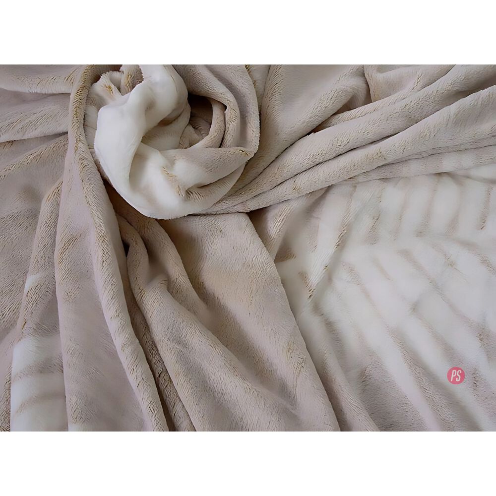 Frazada Flannel Mali 2 Plazas Tonos Rosas Doral - Ps image number 2.0