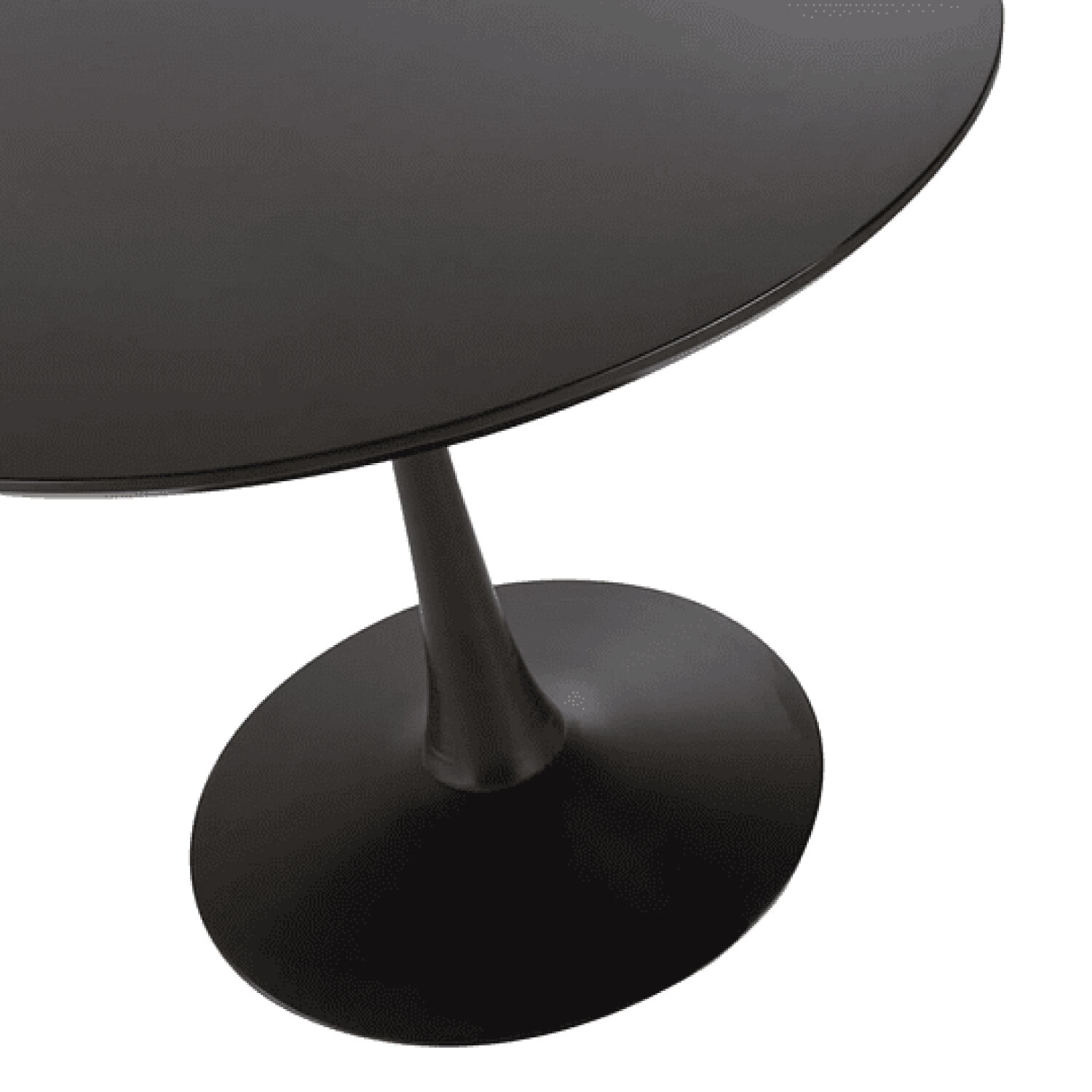 Mesa Comedor Redonda Estilo Tulip 80 Cm Cubierta Mdf Y Base Acero Inoxidable image number 4.0