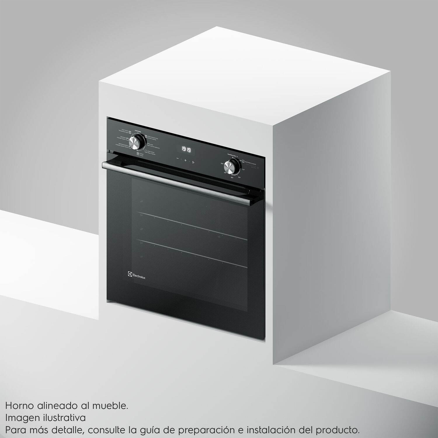 Horno Empotrable El&eacute;ctrico Electrolux 80 Litros Con Convecci&oacute;n, Perfectcook360 Y Negro (oe8eh) image number 5.0