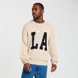 Sweater Slim Manga Larga Cuello Redondo Hombre Rolly Go