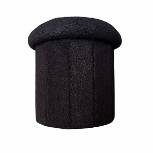 Puff Ba&uacute;l Redondo Boucl&eacute;