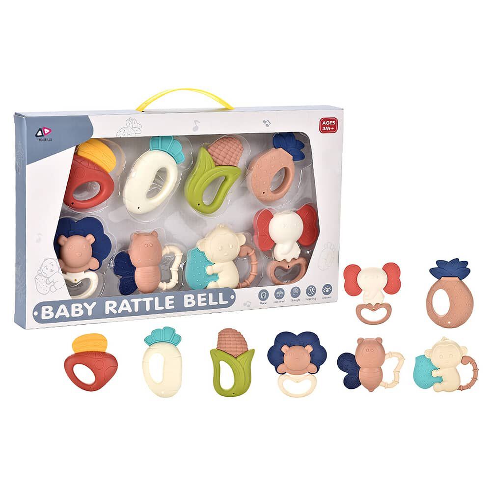 Mordedor De Silicona Rasca Enc&iacute;as Primero Diente Beb&eacute; Pack8 image number 4.0