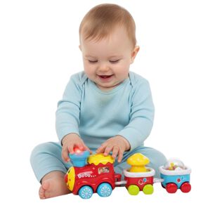 Locomotora De Juguete Con Sonidos Y Luces Juego Did&aacute;ctico