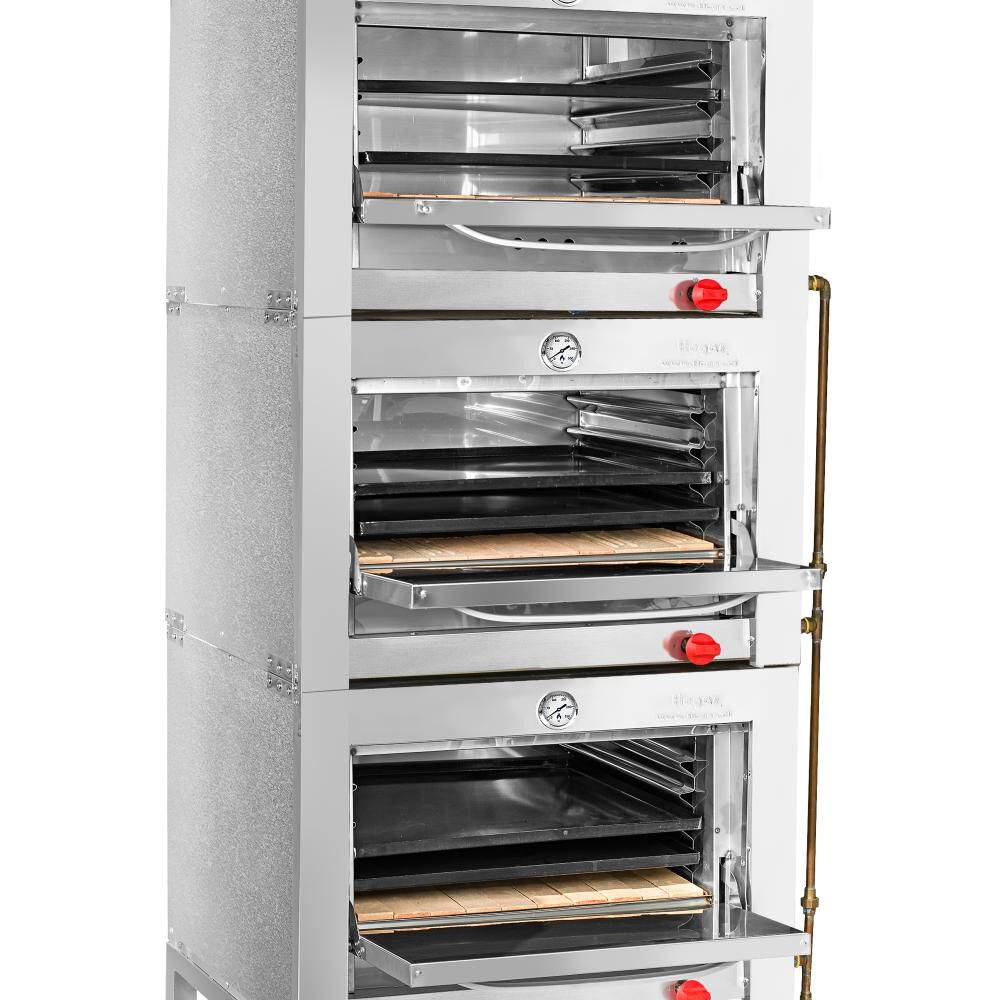 Horno Semi Industrial Ticgas 3 C&aacute;maras 65 X 65/gas Natural/450 Litros image number 2.0