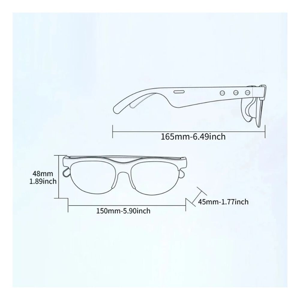 Lentes Gafas Inteligentes Con Bluetooth Audio Hd Y Llamadas image number 1.0