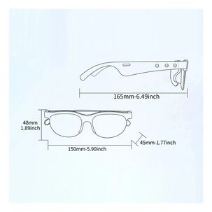 Lentes Gafas Inteligentes Con Bluetooth Audio Hd Y Llamadas