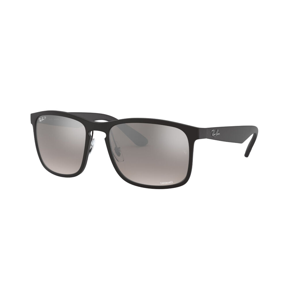 Lentes De Sol Matte Black Polarizados Ray-ban image number 1.0