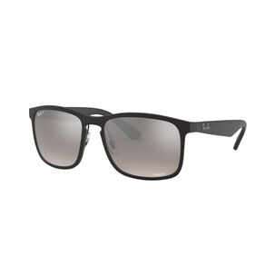 Lentes De Sol Matte Black Polarizados Ray-ban