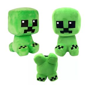 Juguete Peluche Creeper 20cm Verde Minecraft Infantil