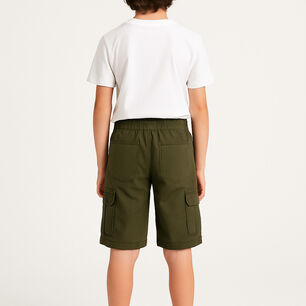 Bermuda Short Casual Cargo Ni&ntilde;os Moda Urbana