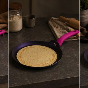 Panquequera Crepera Budare Antiadherente Espesor De 2,8 Mm Diametro 26cm Modelo Cherry Marca Vitta