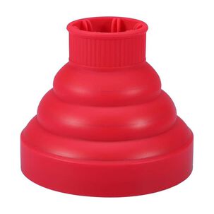 Difusor Para Secador De Cabello De Silicona Plegable Rojo