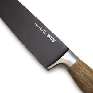 Cuchillo Mango De Madera Wayu