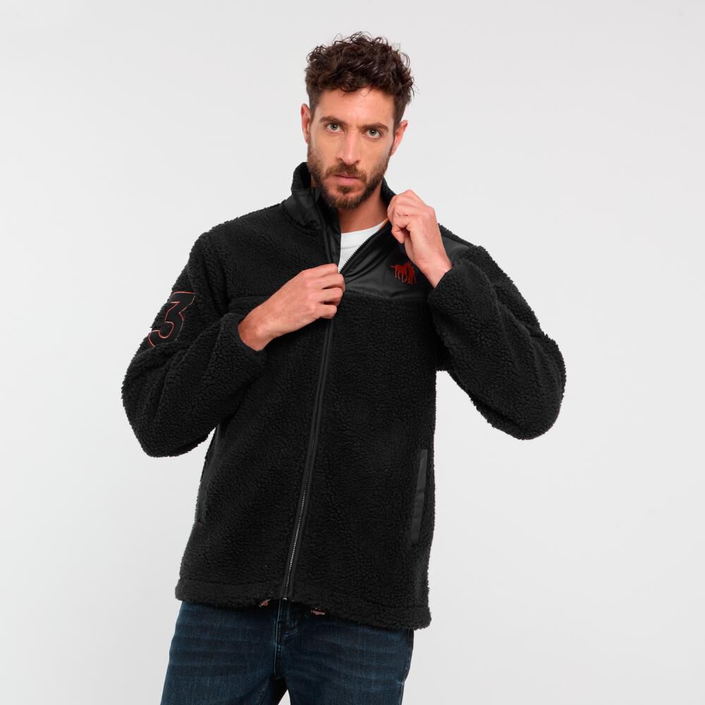 Polerón Bloque Color Regular Cuello Alto Hombre The King's Polo Club image number 0.0