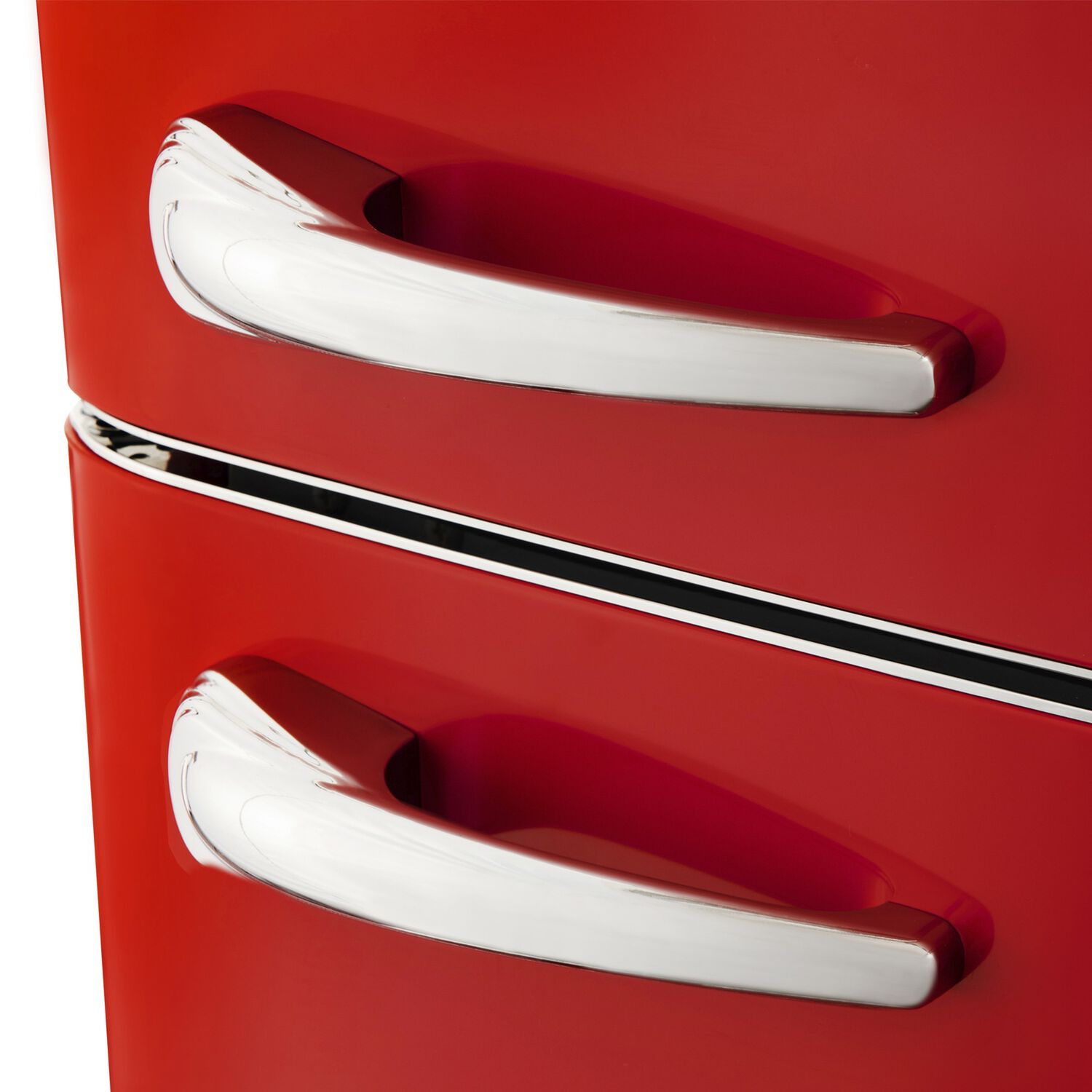 Refrigerador Retro Frio Directo 204 Lts Lrt-210dfrr Rojo image number 7.0