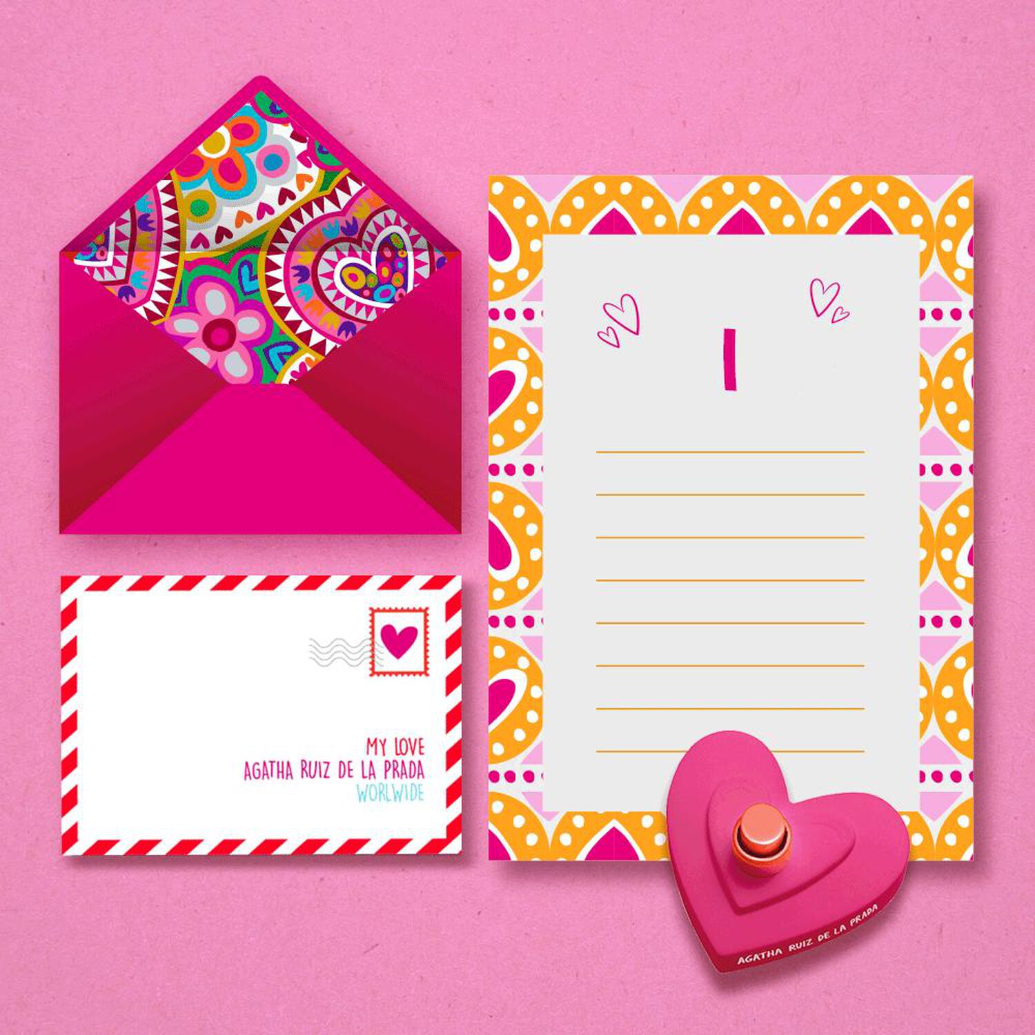 Set De Perfumer&iacute;a Mujer Love Love Love Agatha Ruiz De La Prada / 50 Ml / Edt + Megaspritzer 10 Ml image number 6.0