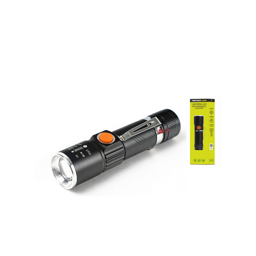 Linterna Led Cree 3000 L&uacute;menes De Bolsillo Recargable - Ps image number 3.0