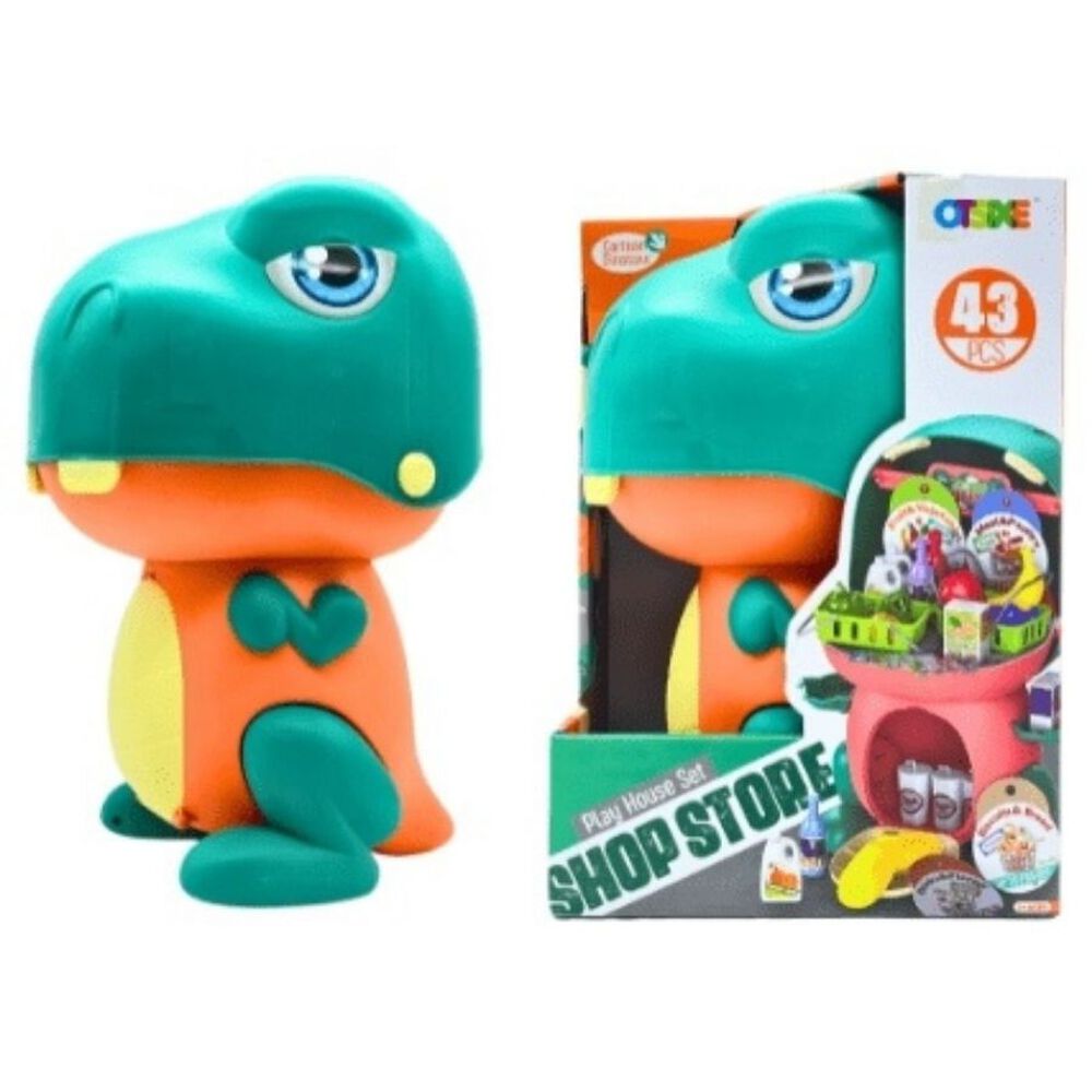 Maleta Dinosaurio Supermercado Juguete Manual 43 Piezas image number 1.0