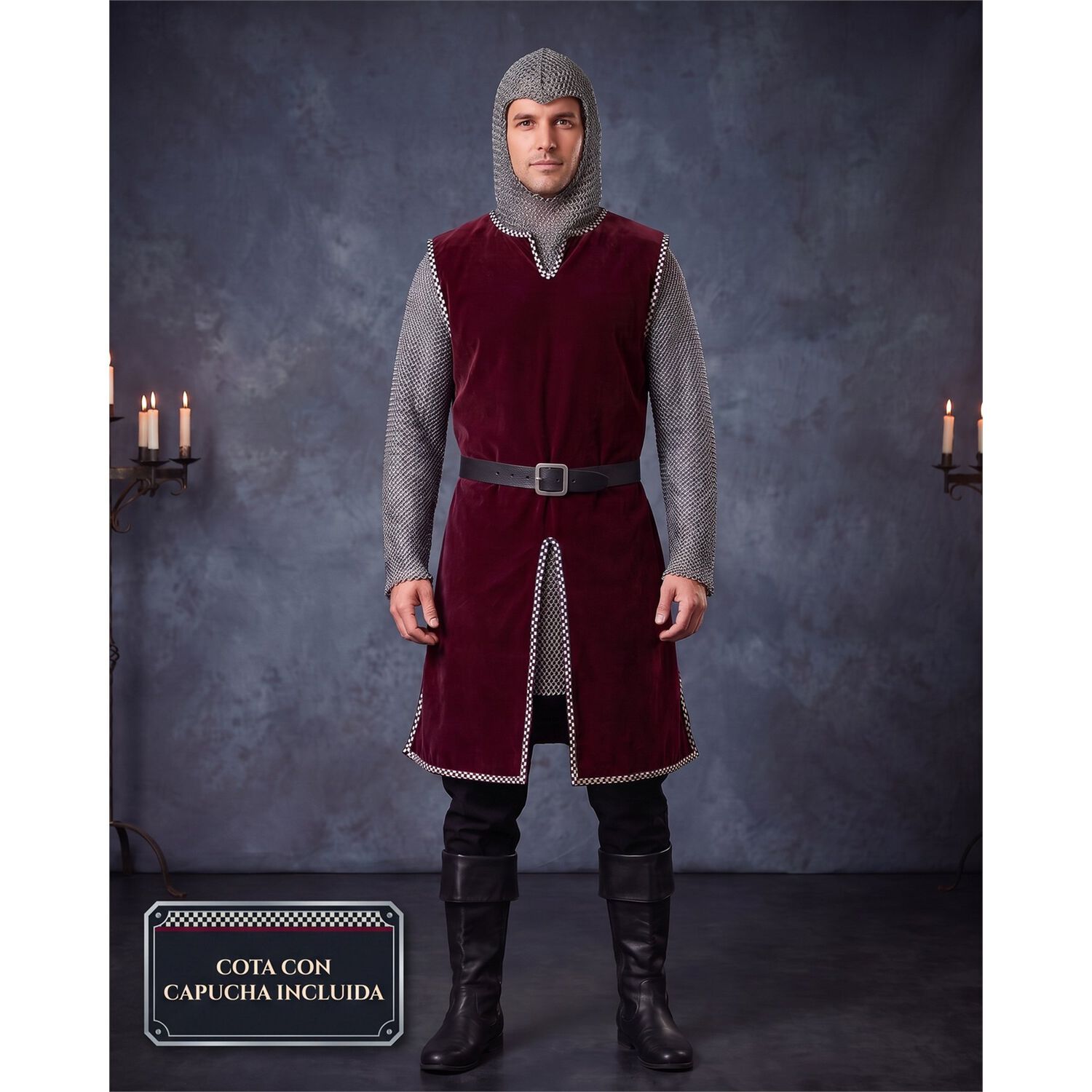 Disfraz Cosplay Caballero Medieval Piquero image number 18.0