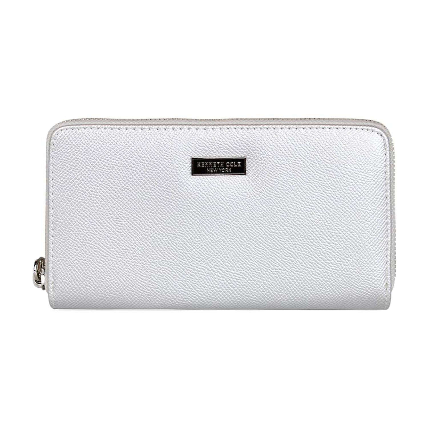 Pack Billetera Bessie Silver + Pa&ntilde;uelo Alcala Celeste Kenneth Cole image number 2.0