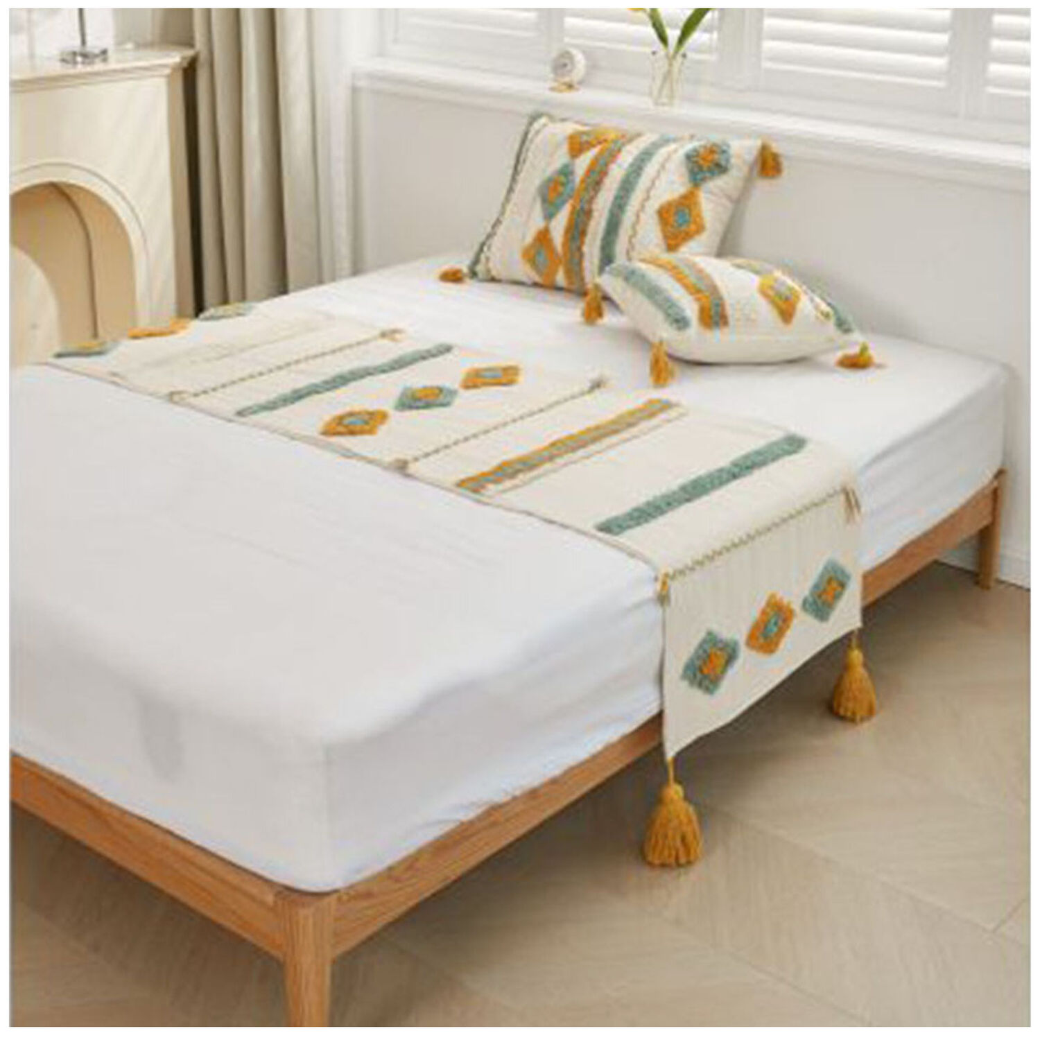 Set Piecera Boho 60 X 210 + 2 Fundas De Cojin B11 image number 0.0