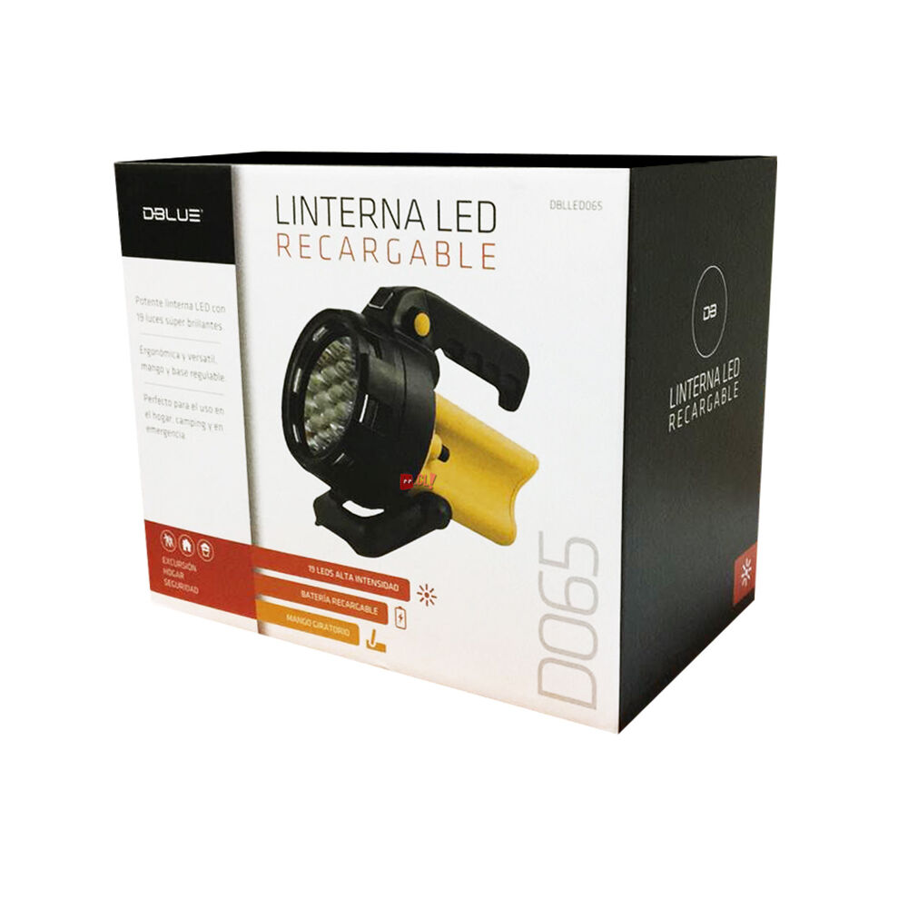 Linterna 19 Led Busca Caminos Con Foco 28 L&uacute;menes - Ps image number 3.0