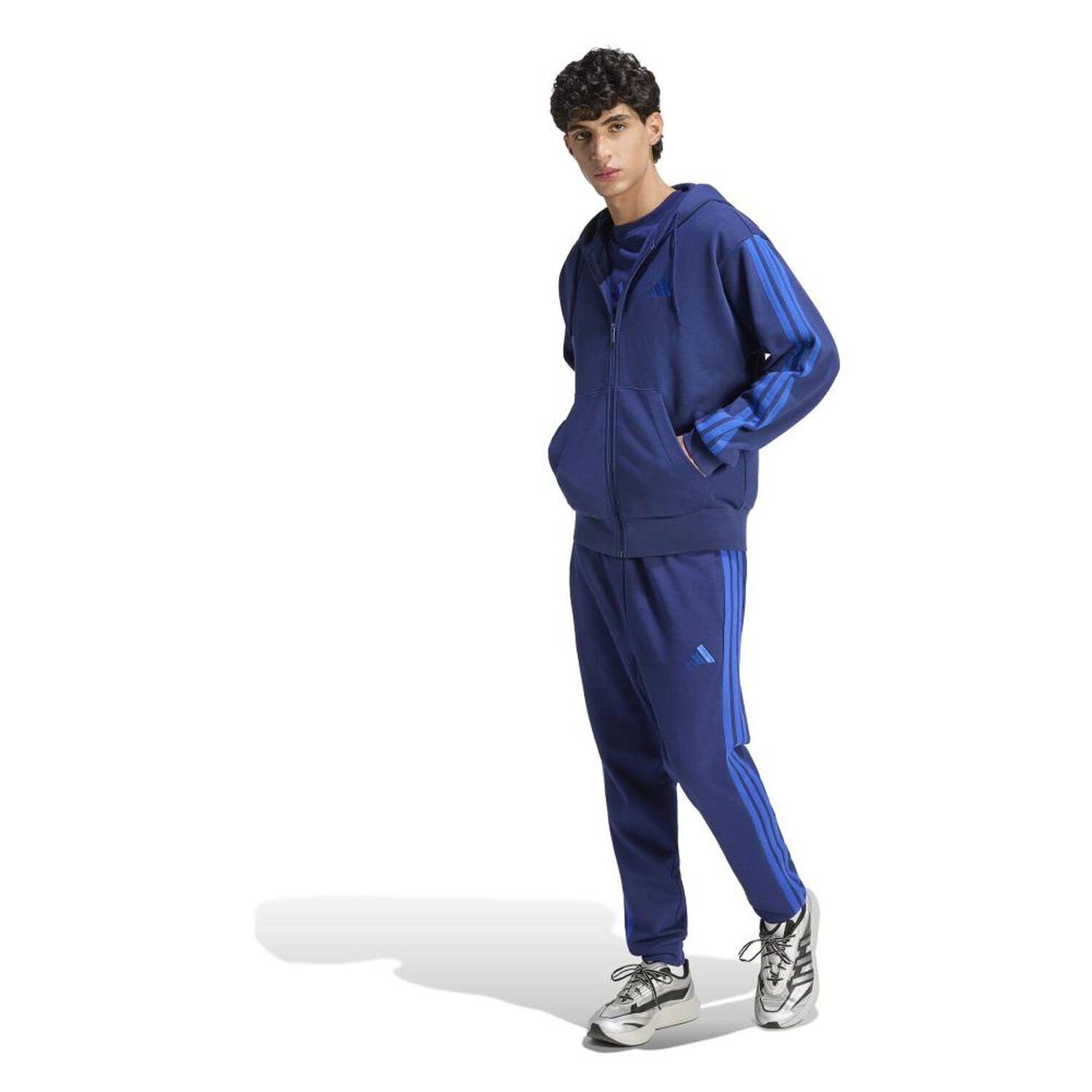 Poler&oacute;n Deportivo Hombre Adidas M 3s Ft Fz Hd image number 3.0