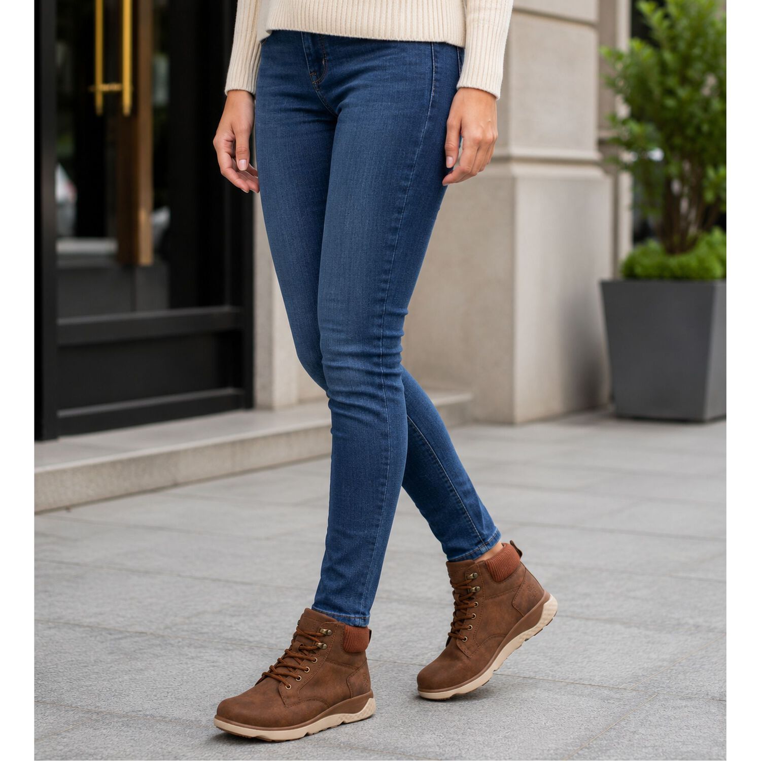 Botin Evie Caramelo Alquimia image number 4.0