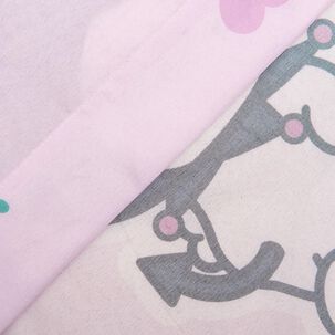 Juego De S&aacute;banas Kuromi Frutillas / 1.5 Plazas