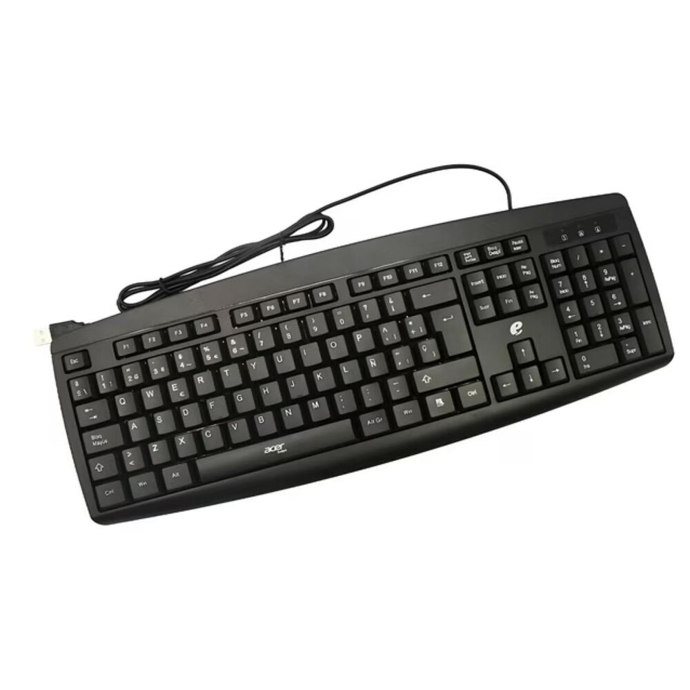 Kit Mouse Usb Y Teclado Español Negro Eak030 image number 1.0