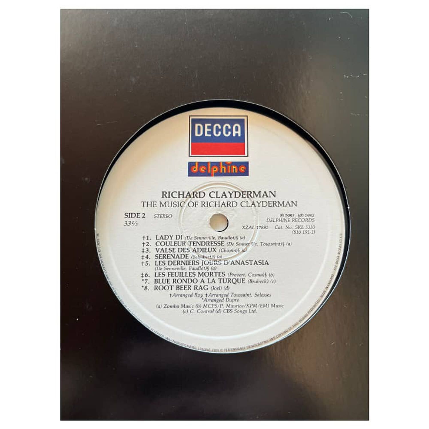 Richard Clayderman - The Music Of Richard Clayderman | Vinilo Usado image number 2.0