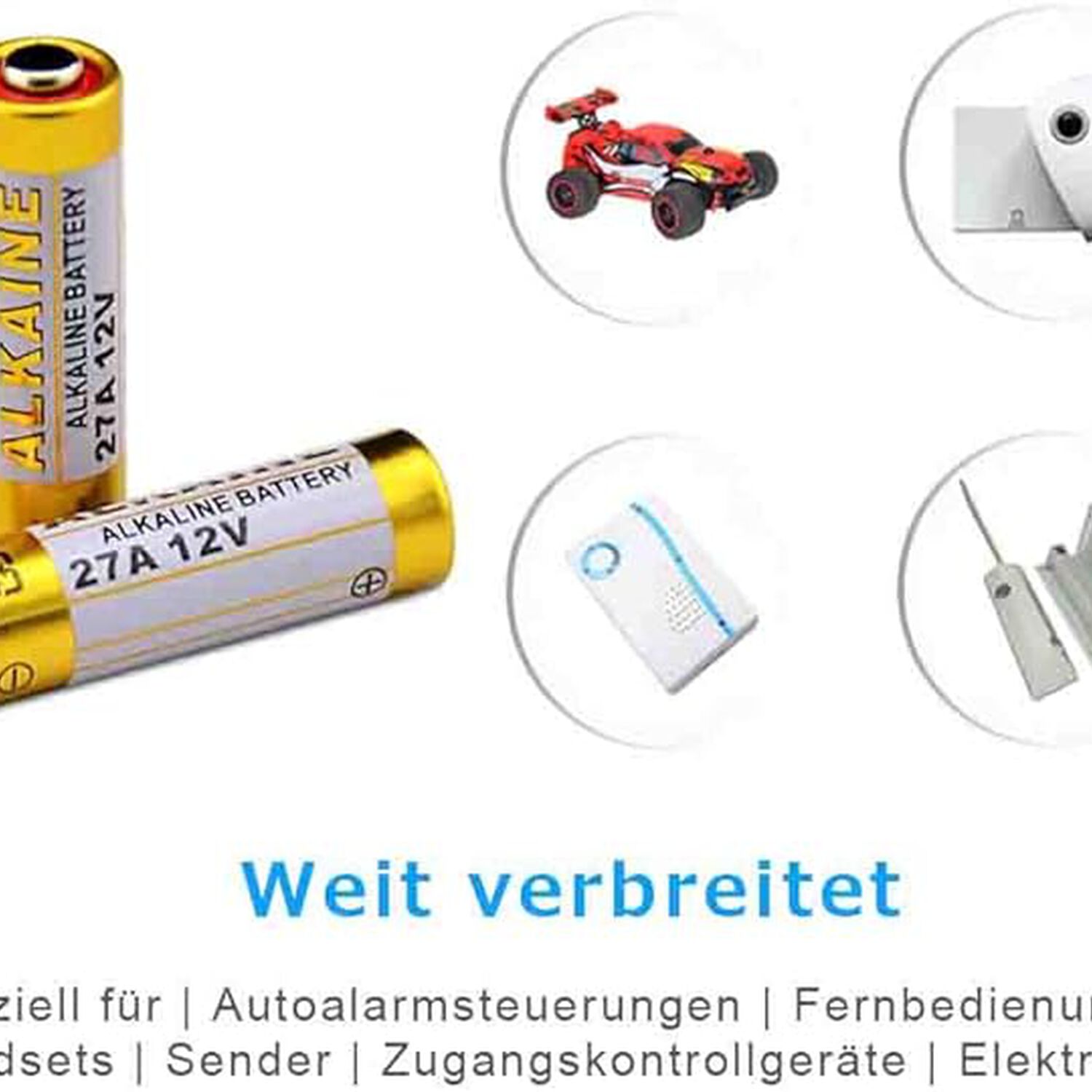 Pilas Para Controles Juguetes 27a 12v L828 Para Juguetes Controles Etc image number 4.0