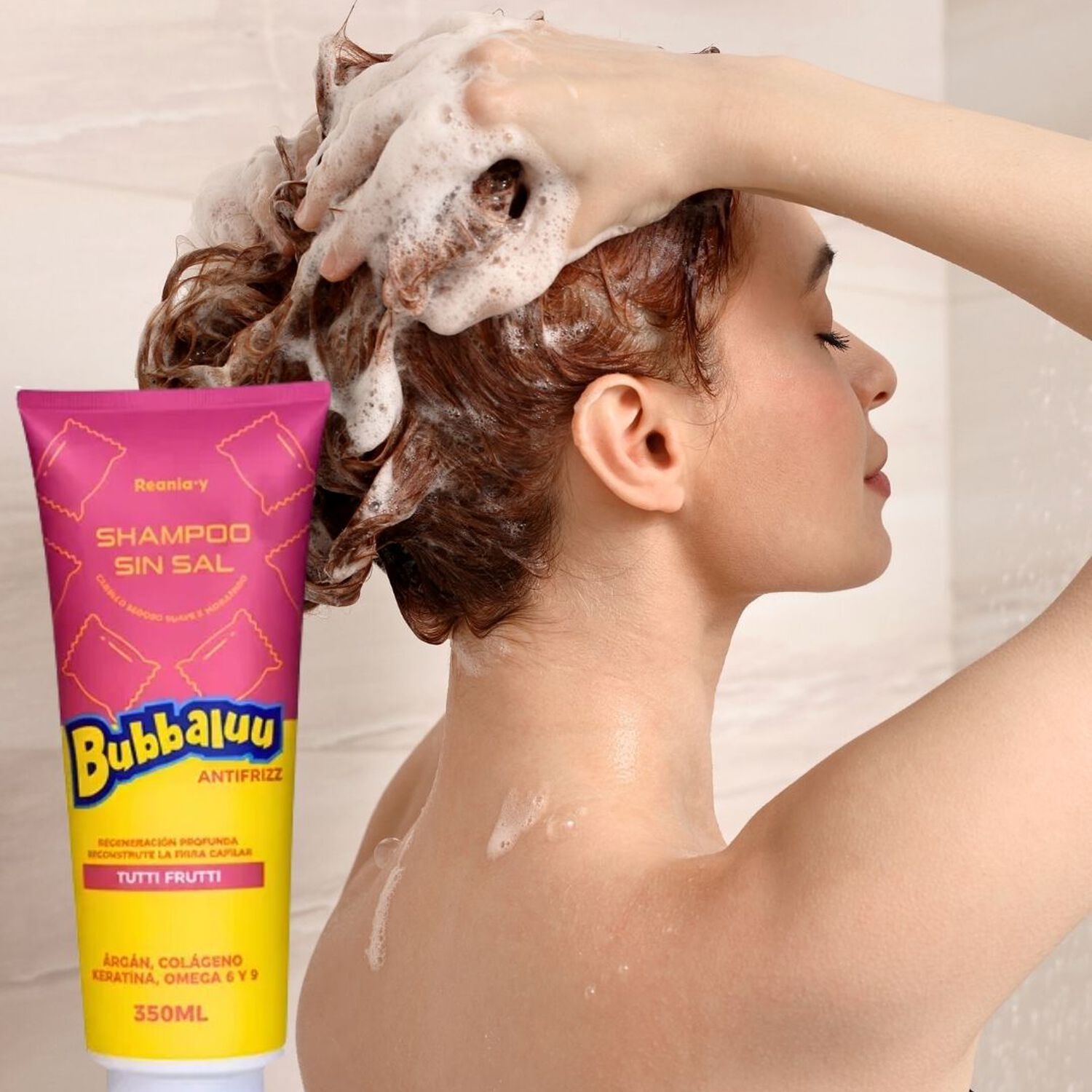 Shampoo Sin Sal Antifrizz Biotina Q10 Vitamina E image number 0.0
