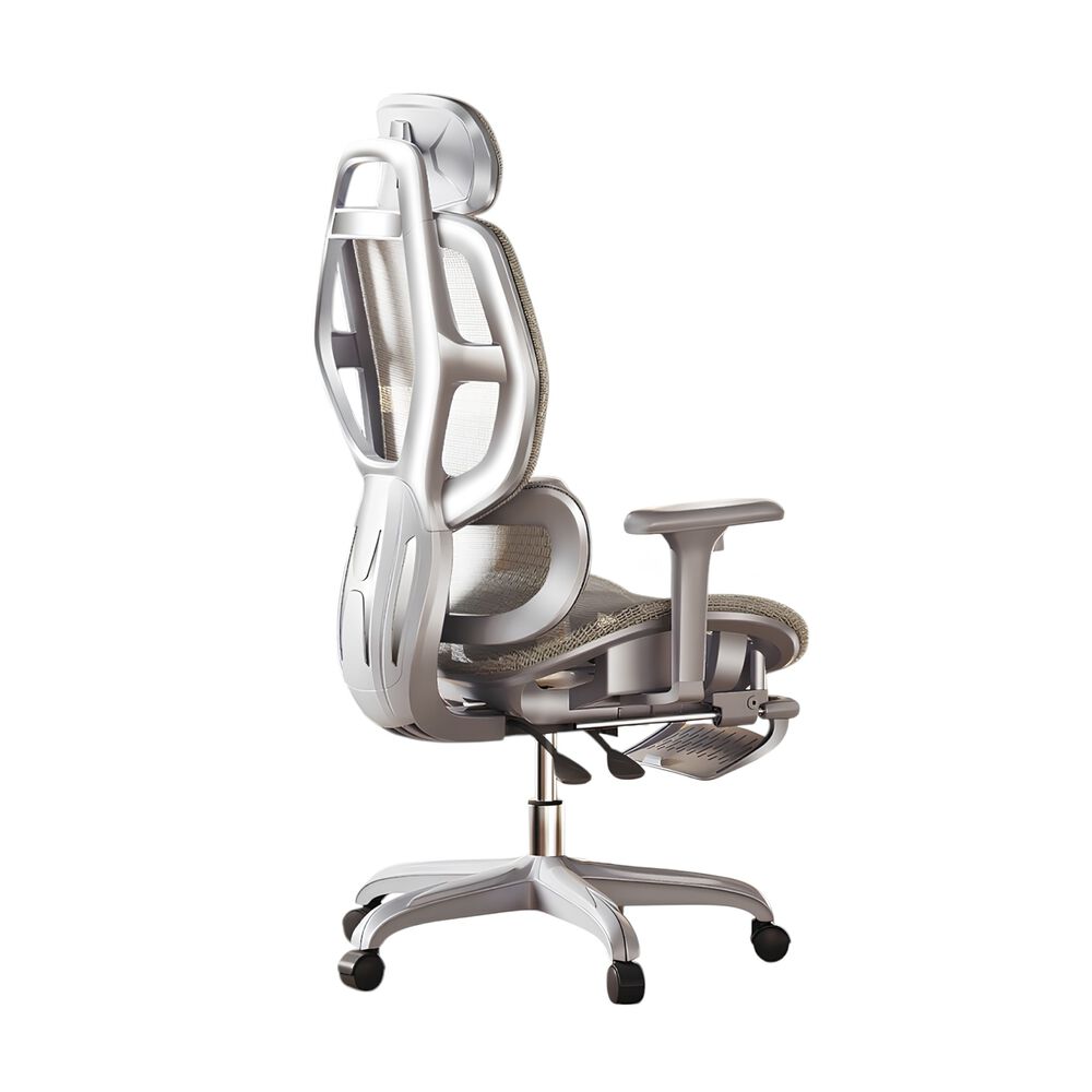 Silla De Escritorio Reclinable Premium E13 Gris Lubabycas image number 8.0