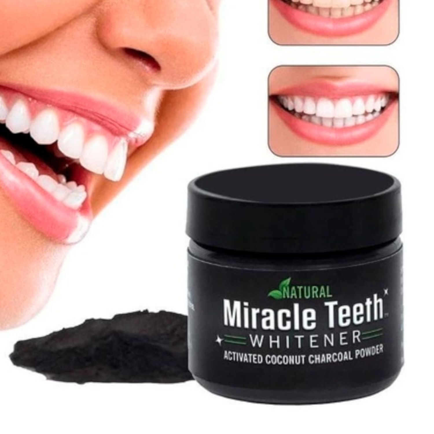 Polvo Blanqueador Dental Carbon Natural Para Dientes 20 Gr image number 4.0