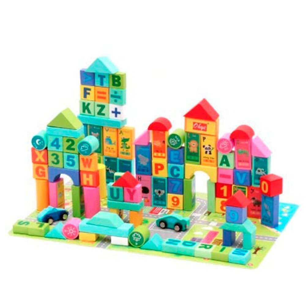 Juego De Bloques De Construcción 100 Piezas image number 2.0
