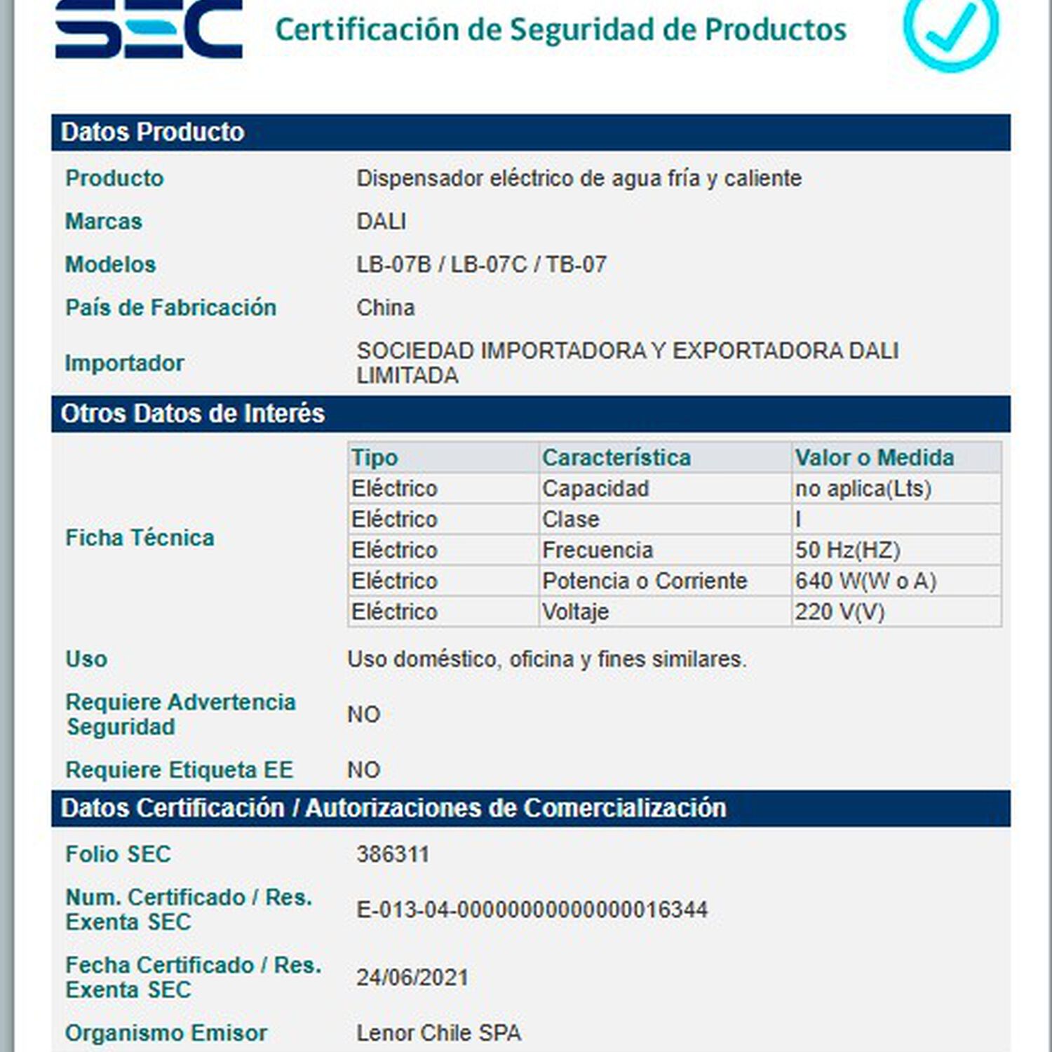 Dispensador Compresor Sobremesa Frio Y Caliente 3 Llaves image number 6.0
